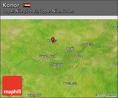 Satellite 3D Map of Konor