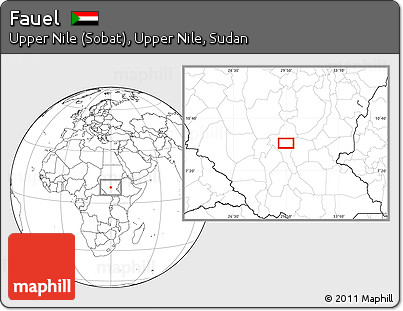 Blank Location Map of Fauel
