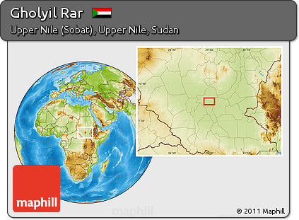 Physical Location Map of Gholyil Rar