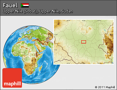 Physical Location Map of Fauel
