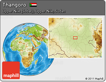 Physical Location Map of Thangoro