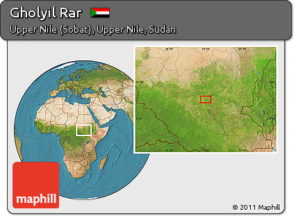 Satellite Location Map of Gholyil Rar