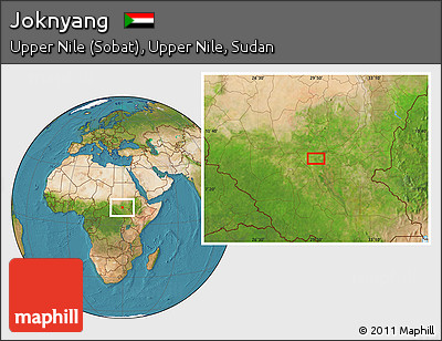 Satellite Location Map of Joknyang