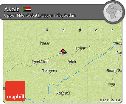 Physical Map of Akait