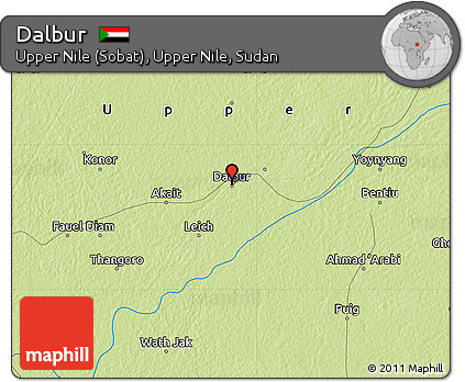 Physical Map of Dalbur