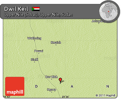 Physical Map of Dwil Keil