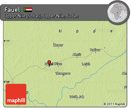 Physical Map of Fauel