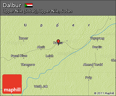 Physical Map of Dalbur
