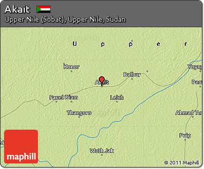 Physical Map of Akait