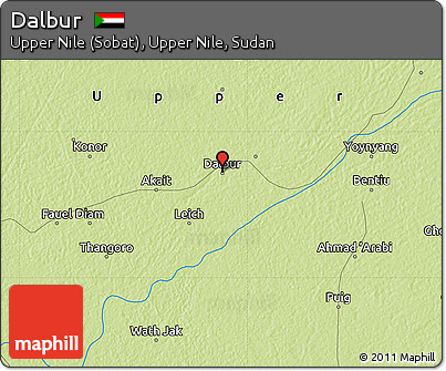 Physical Map of Dalbur