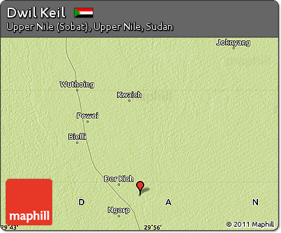 Physical Map of Dwil Keil