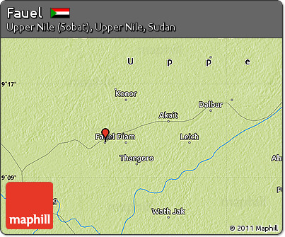 Physical Map of Fauel