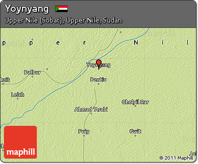 Physical Map of Yoynyang