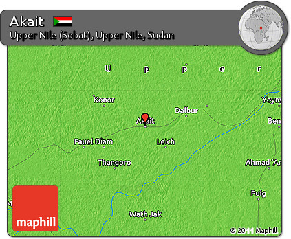 Political Map of Akait