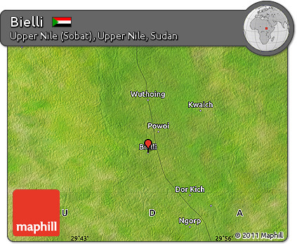 Satellite Map of Bielli