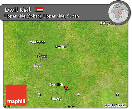 Satellite Map of Dwil Keil