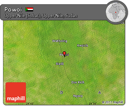 Satellite Map of Powoi