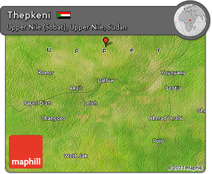 Satellite Map of Thepkeni