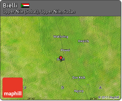 Satellite Map of Bielli
