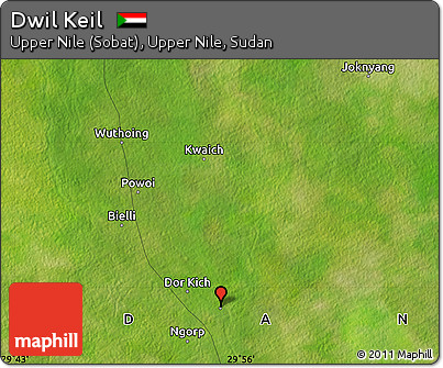 Satellite Map of Dwil Keil