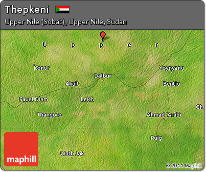 Satellite Map of Thepkeni