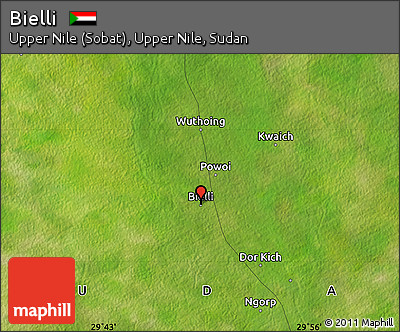 Satellite Map of Bielli