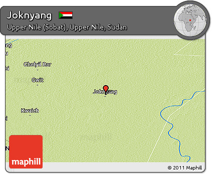 Physical Panoramic Map of Joknyang
