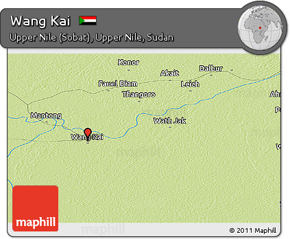 Physical Panoramic Map of Wang Kai