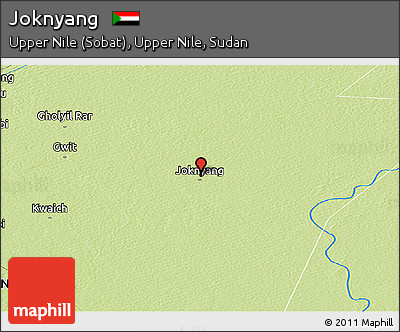 Physical Panoramic Map of Joknyang