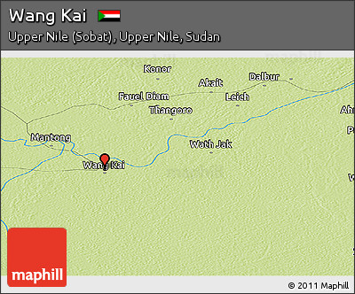 Physical Panoramic Map of Wang Kai