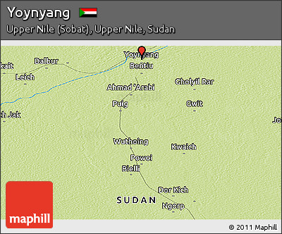 Physical Panoramic Map of Yoynyang