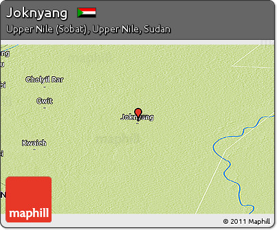 Physical Panoramic Map of Joknyang