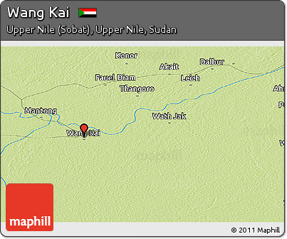 Physical Panoramic Map of Wang Kai