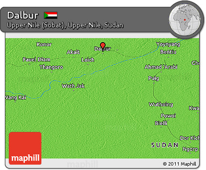 Political Panoramic Map of Dalbur