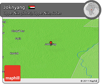 Political Panoramic Map of Joknyang