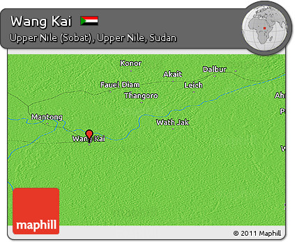 Political Panoramic Map of Wang Kai