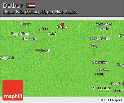 Political Panoramic Map of Dalbur