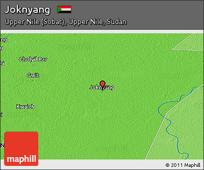 Political Panoramic Map of Joknyang