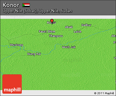 Political Panoramic Map of Konor