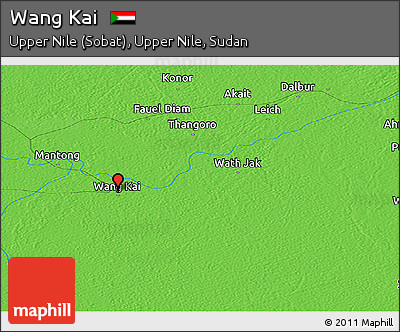 Political Panoramic Map of Wang Kai