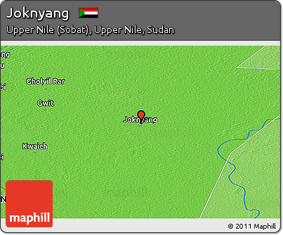 Political Panoramic Map of Joknyang
