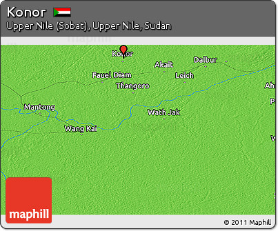 Political Panoramic Map of Konor