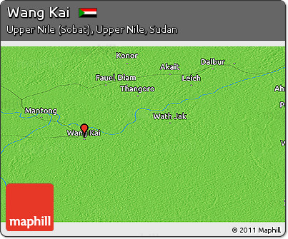 Political Panoramic Map of Wang Kai
