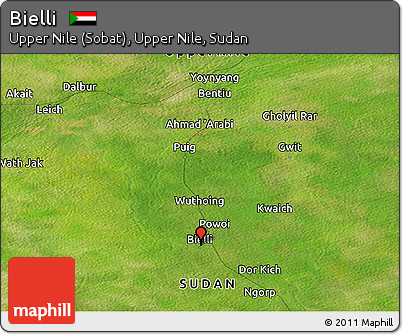 Satellite Panoramic Map of Bielli