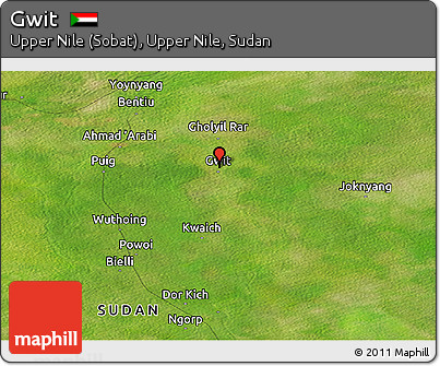 Satellite Panoramic Map of Gwit