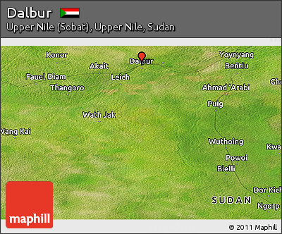 Satellite Panoramic Map of Dalbur