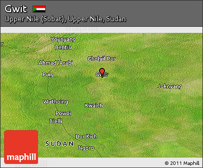 Satellite Panoramic Map of Gwit