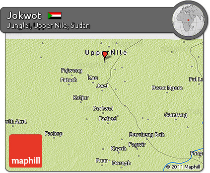 Physical 3D Map of Jokwot