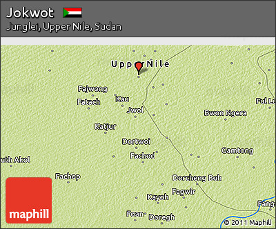 Physical 3D Map of Jokwot