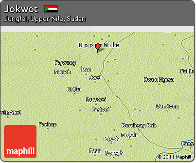 Physical 3D Map of Jokwot